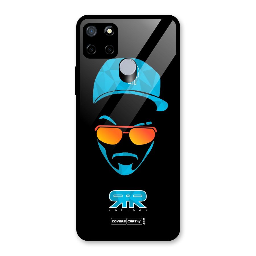 Special Raftaar Edition Blue Glass Back Case for Realme C15