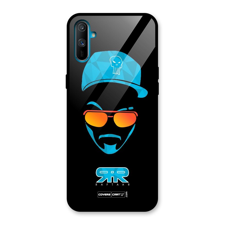 Special Raftaar Edition Blue Glass Back Case for Realme C3