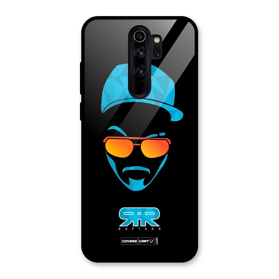 Special Raftaar Edition Blue Glass Back Case for Redmi Note 8 Pro