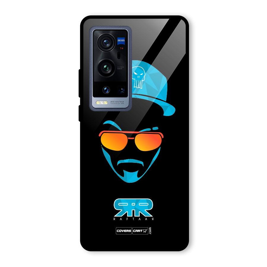 Special Raftaar Edition Blue Glass Back Case for Vivo X60 Pro Plus