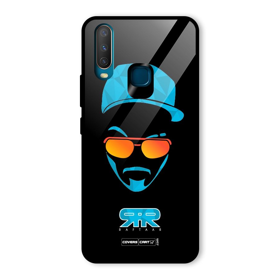 Special Raftaar Edition Blue Glass Back Case for Vivo Y15