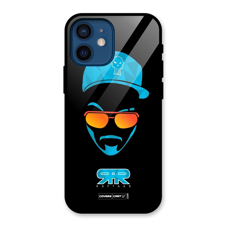 Special Raftaar Edition Blue Glass Back Case for iPhone 12 Mini