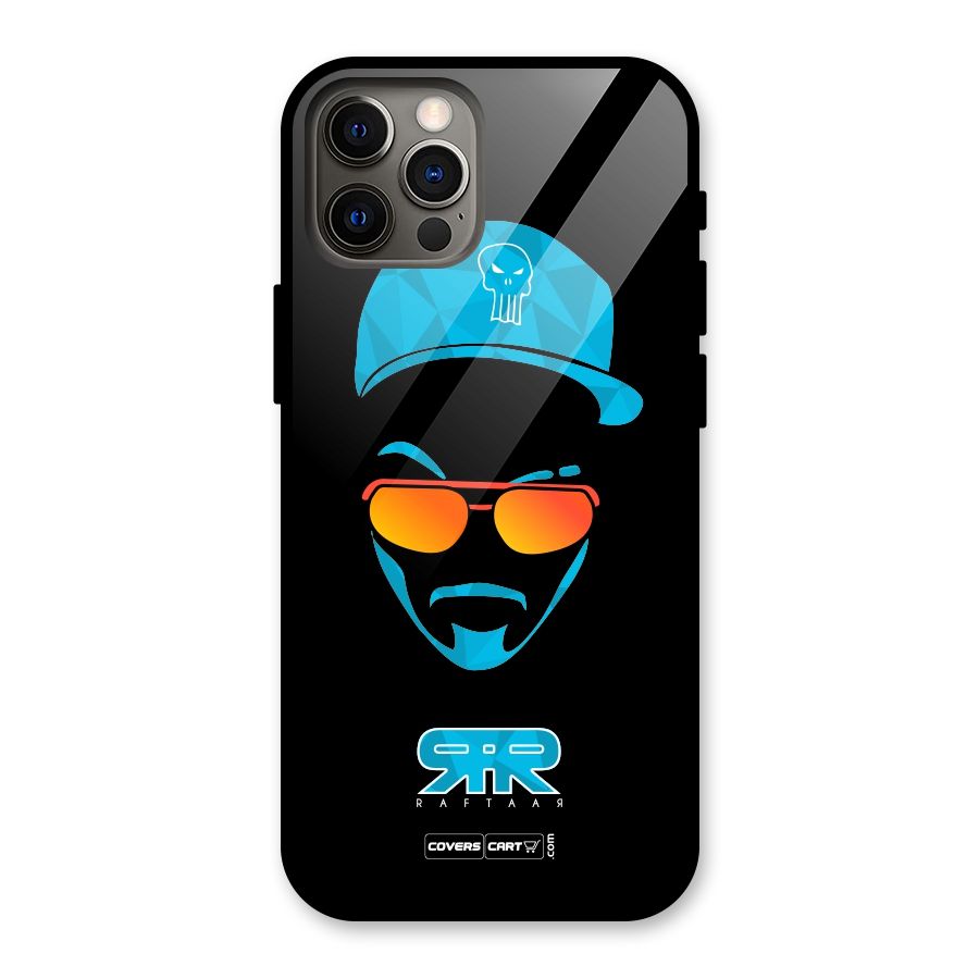 Special Raftaar Edition Blue Glass Back Case for iPhone 12 Pro