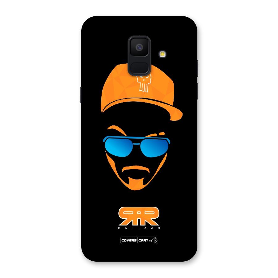 Special Raftaar Edition Orange Back Case for Galaxy A6 (2018)