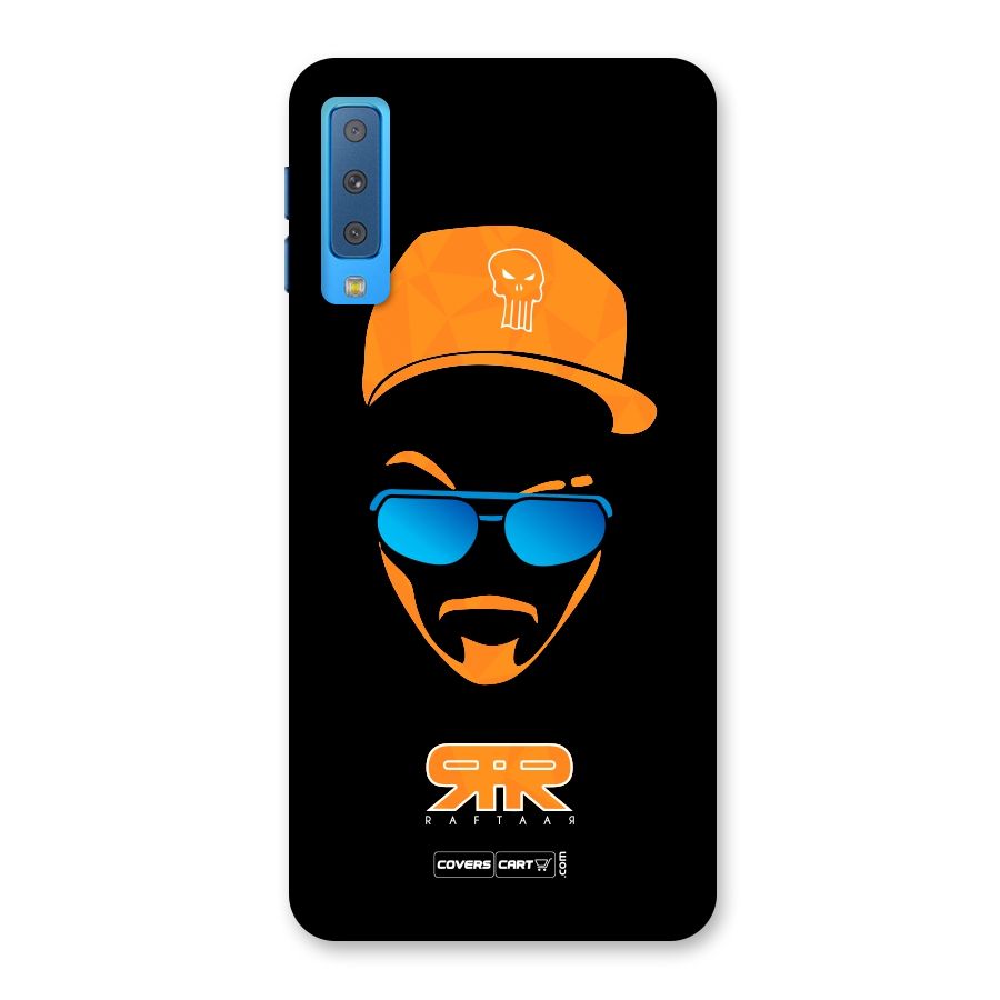 Special Raftaar Edition Orange Back Case for Galaxy A7 (2018)