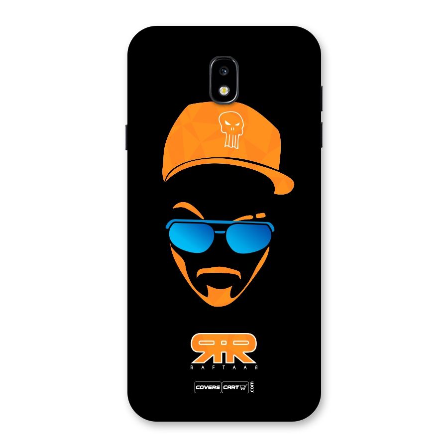 Special Raftaar Edition Orange Back Case for Galaxy J7 Pro