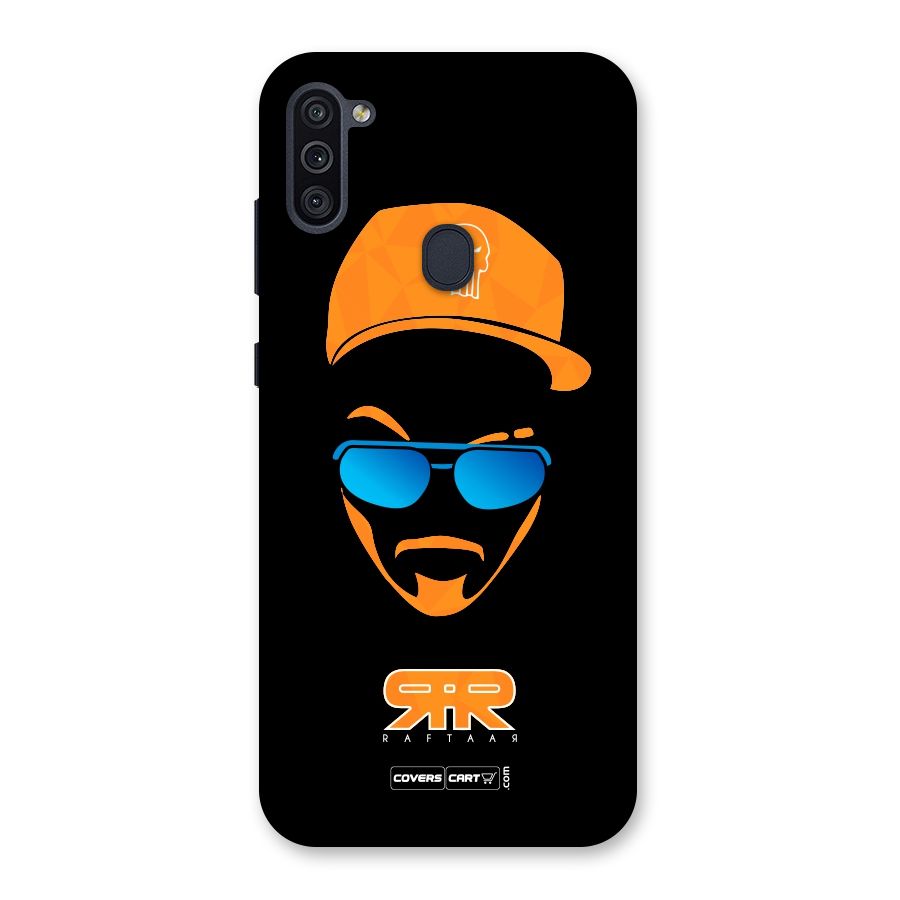 Special Raftaar Edition Orange Back Case for Galaxy M11