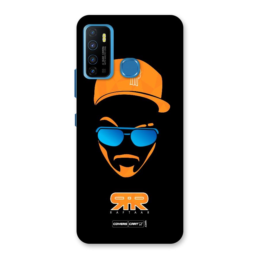 Special Raftaar Edition Orange Back Case for Infinix Hot 9