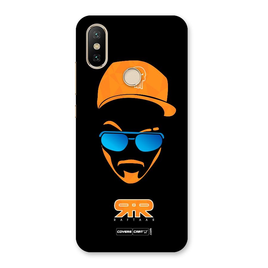 Special Raftaar Edition Orange Back Case for Mi A2
