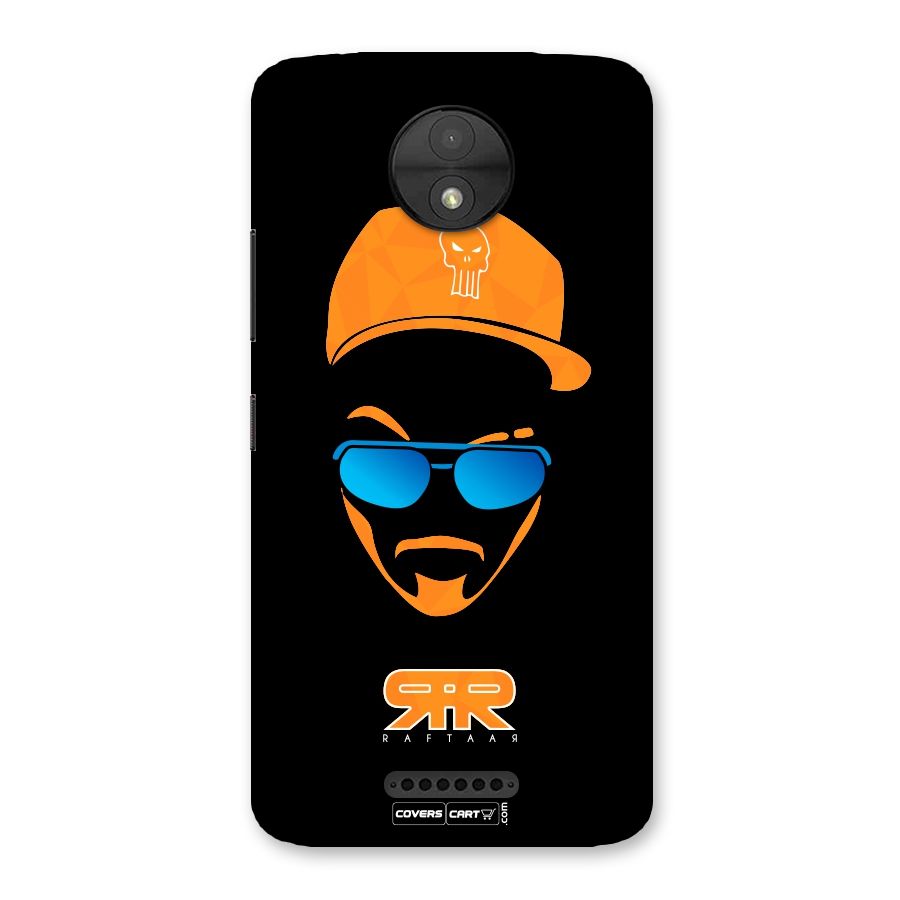 Special Raftaar Edition Orange Back Case for Moto C
