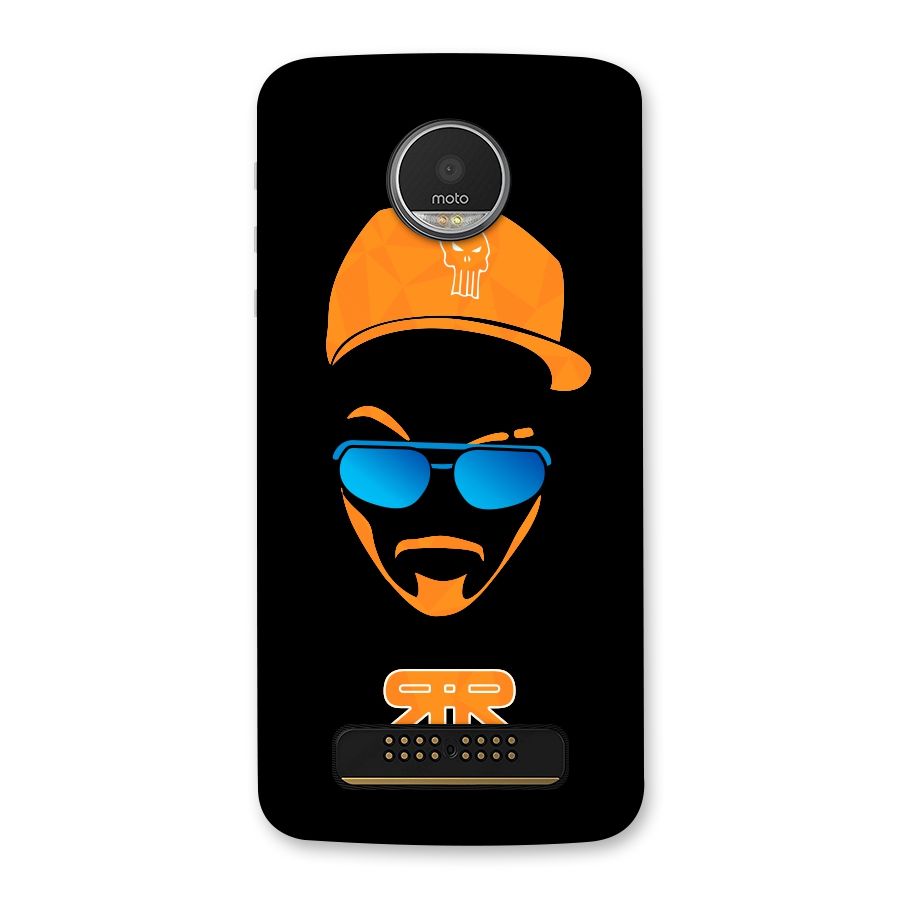 Special Raftaar Edition Orange Back Case for Moto Z Play
