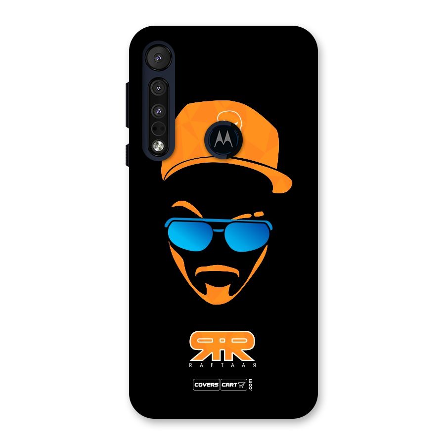 Special Raftaar Edition Orange Back Case for Motorola One Macro