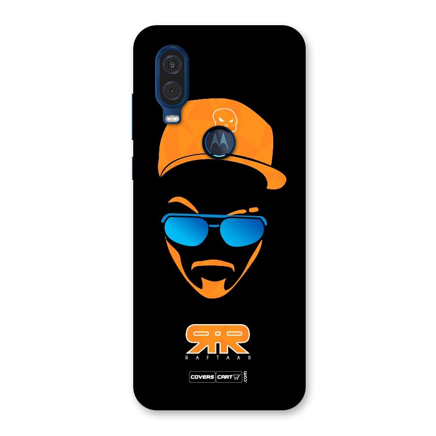 Special Raftaar Edition Orange Back Case for Motorola One Vision