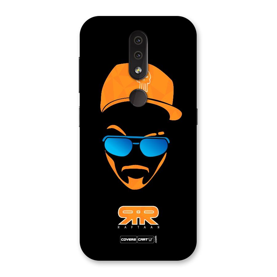 Special Raftaar Edition Orange Back Case for Nokia 4.2