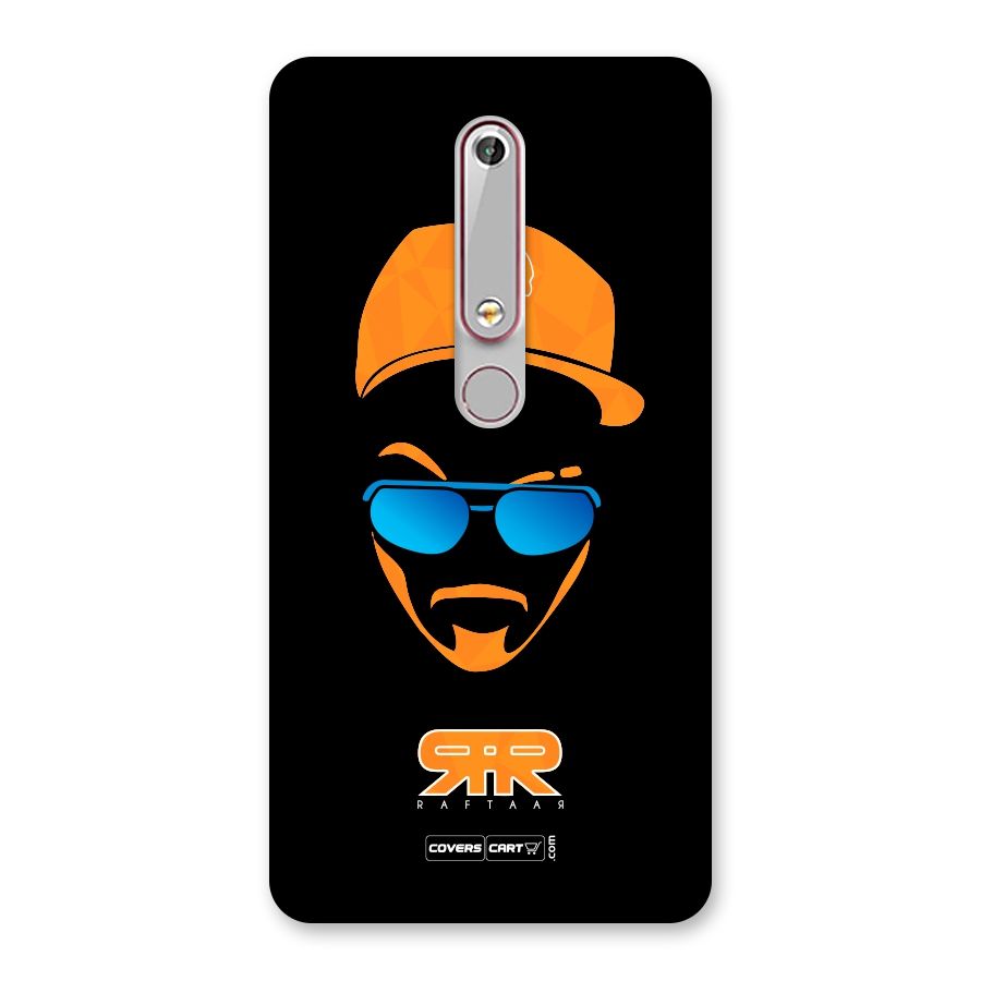 Special Raftaar Edition Orange Back Case for Nokia 6.1
