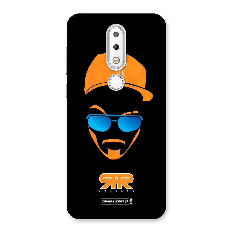 Special Raftaar Edition Orange Back Case for Nokia 6.1 Plus