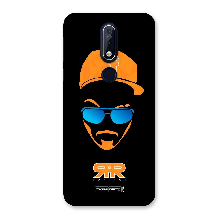 Special Raftaar Edition Orange Back Case for Nokia 7.1