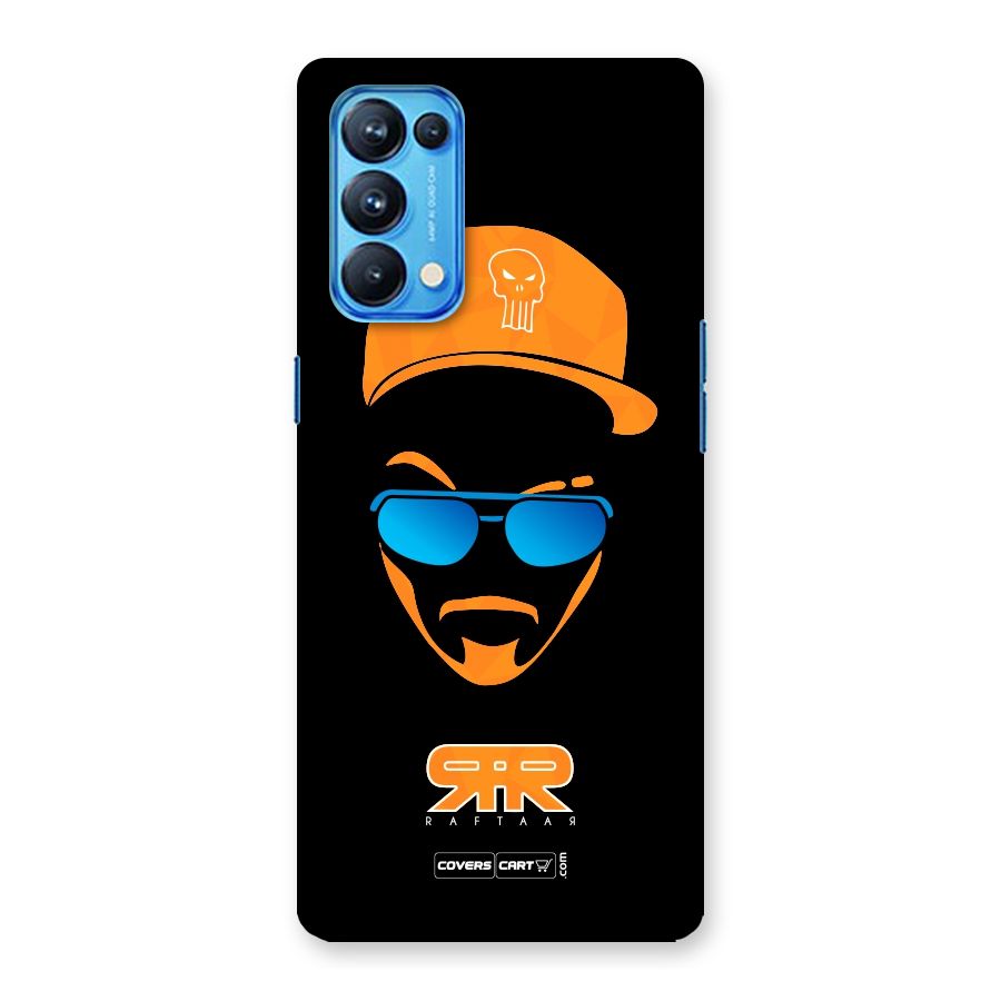 Special Raftaar Edition Orange Back Case for Oppo Reno5 Pro 5G