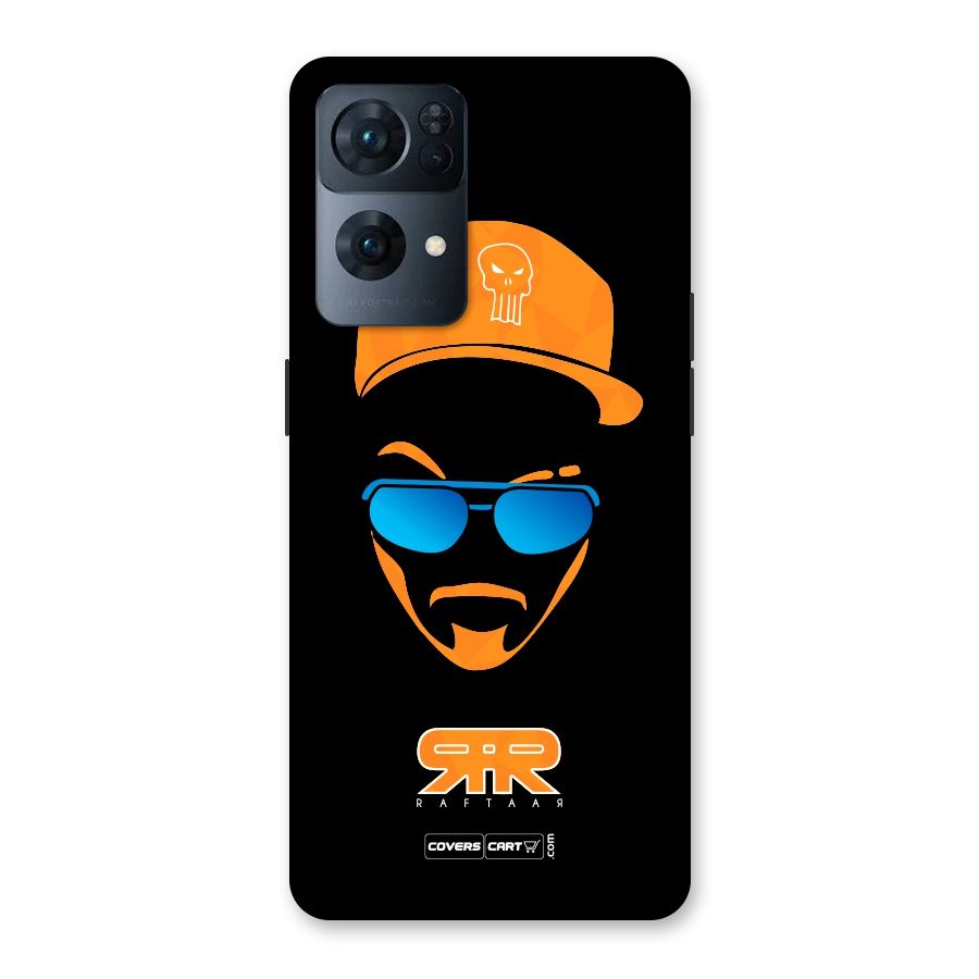 Special Raftaar Edition Orange Back Case for Oppo Reno7 Pro 5G