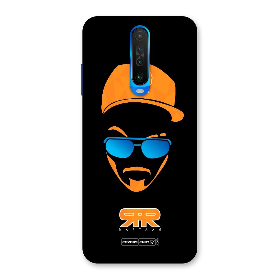 Special Raftaar Edition Orange Back Case for Poco X2
