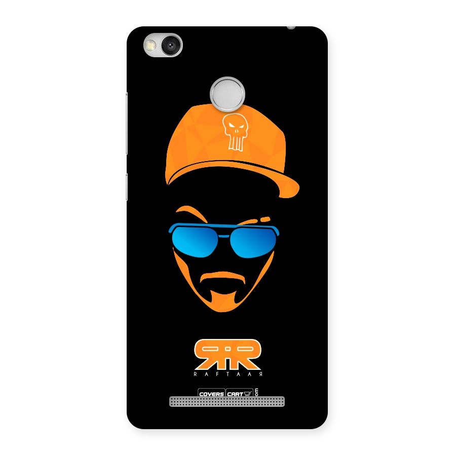 Special Raftaar Edition Orange Back Case for Redmi 3S Prime