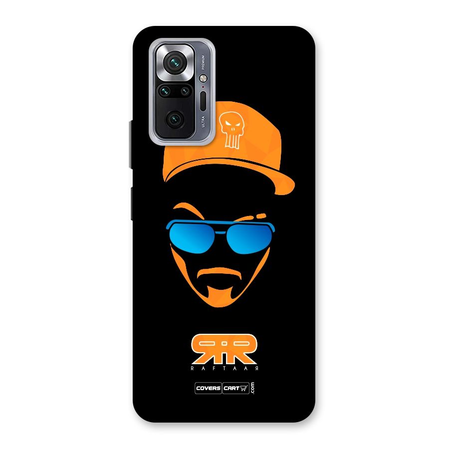 Special Raftaar Edition Orange Back Case for Redmi Note 10 Pro