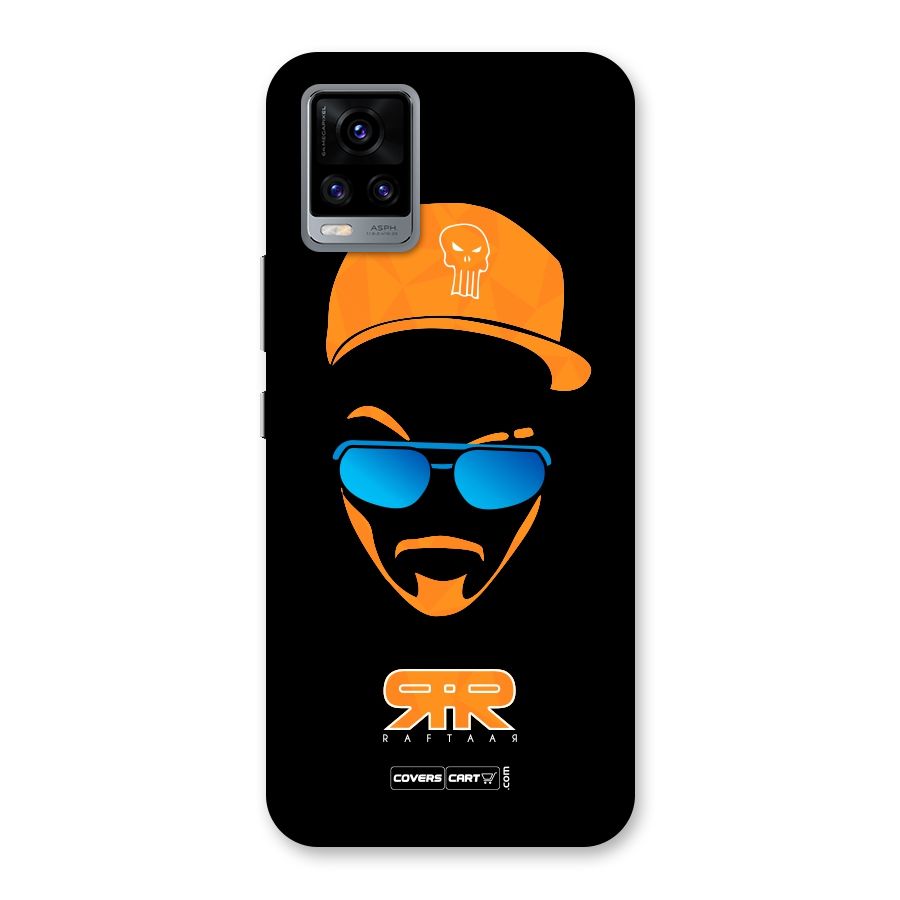 Special Raftaar Edition Orange Back Case for Vivo V20