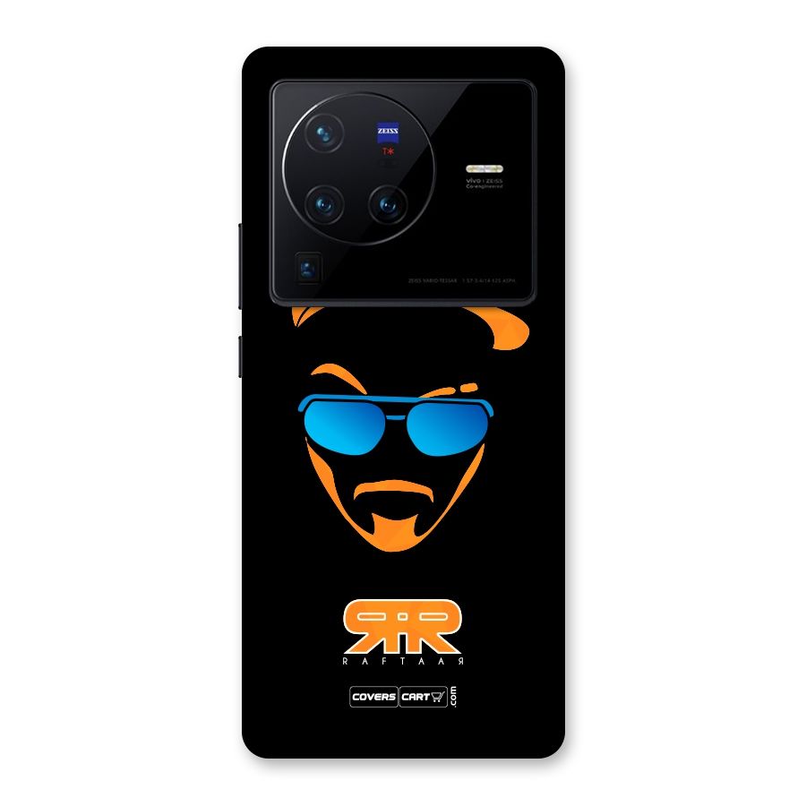 Special Raftaar Edition Orange Back Case for Vivo X80 Pro