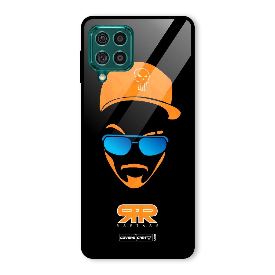 Special Raftaar Edition Orange Glass Back Case for Galaxy F62