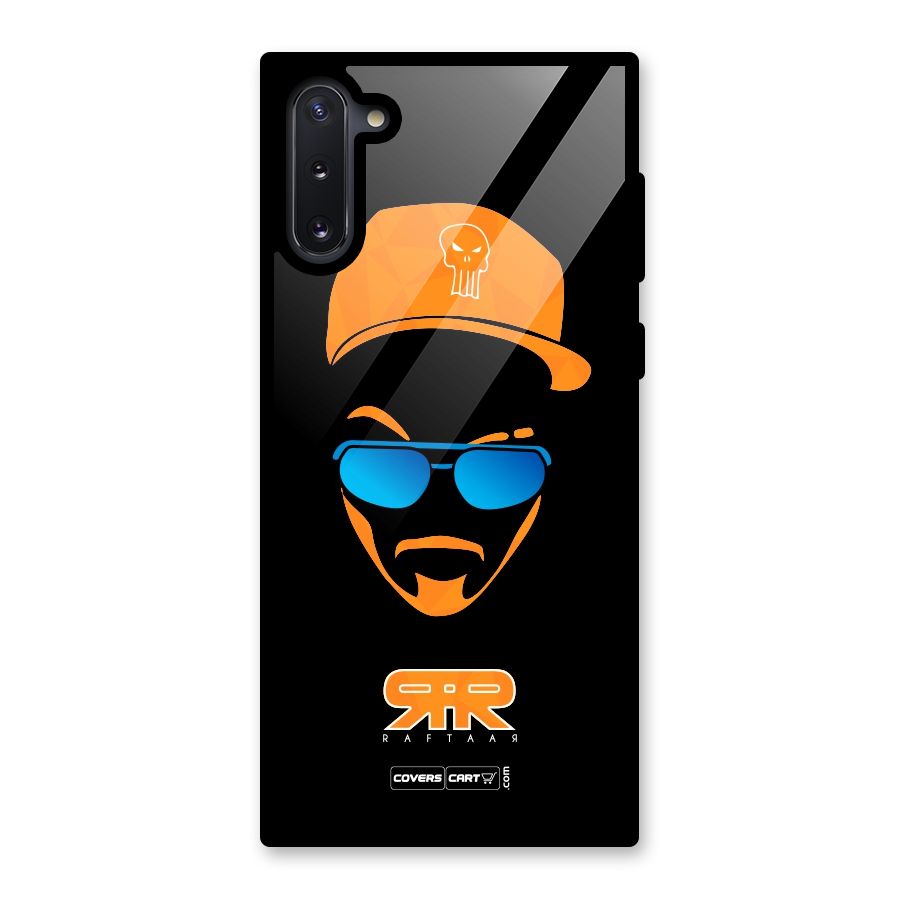 Special Raftaar Edition Orange Glass Back Case for Galaxy Note 10