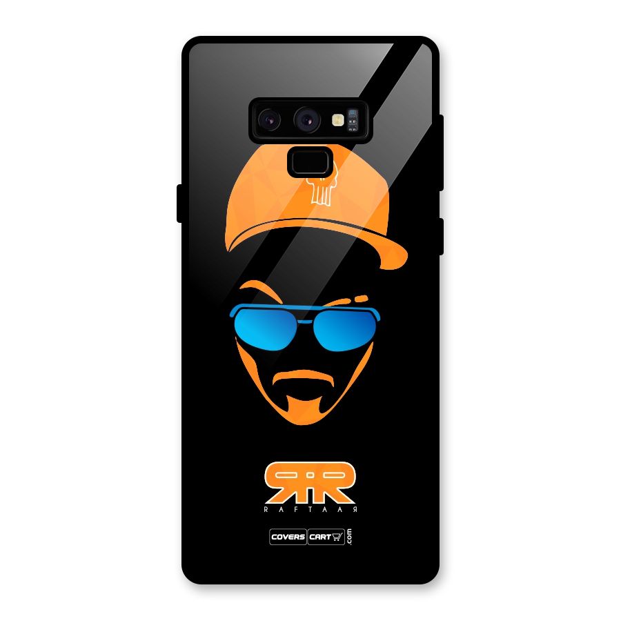 Special Raftaar Edition Orange Glass Back Case for Galaxy Note 9