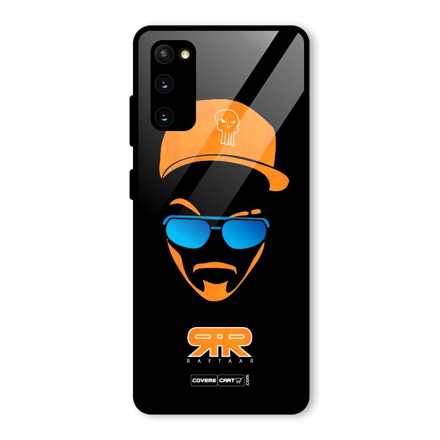 Special Raftaar Edition Orange Glass Back Case for Galaxy S20 FE