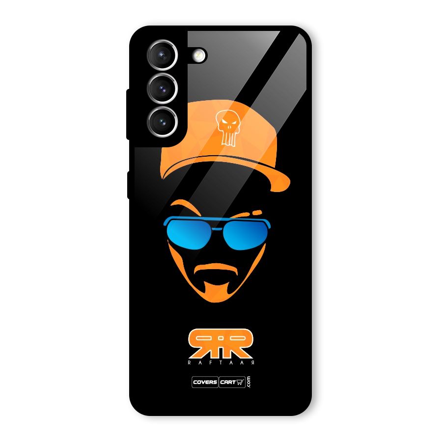 Special Raftaar Edition Orange Glass Back Case for Galaxy S21 5G