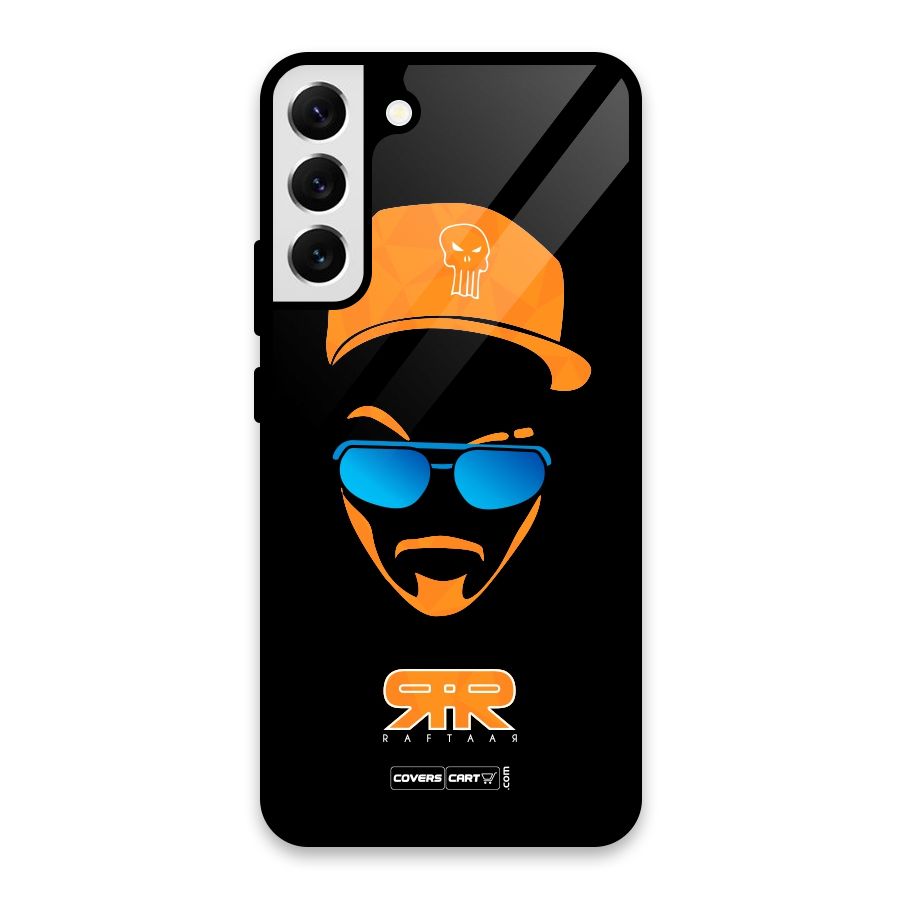 Special Raftaar Edition Orange Glass Back Case for Galaxy S22 Plus 5G