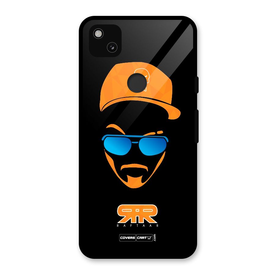 Special Raftaar Edition Orange Glass Back Case for Google Pixel 4a