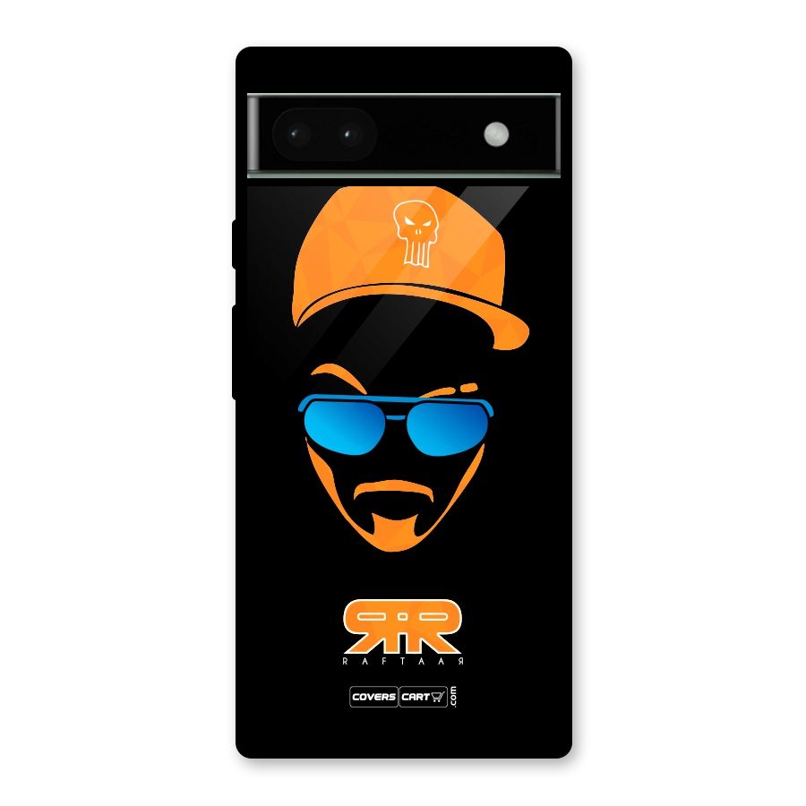 Special Raftaar Edition Orange Glass Back Case for Google Pixel 6a