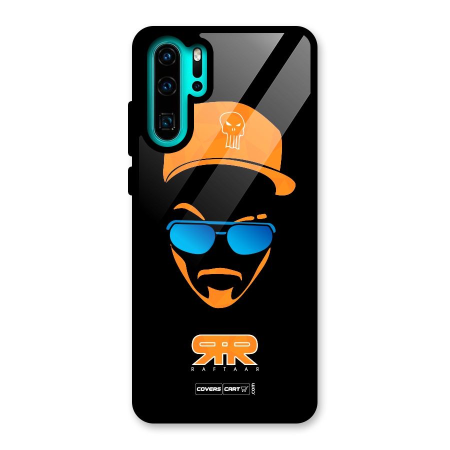Special Raftaar Edition Orange Glass Back Case for Huawei P30 Pro