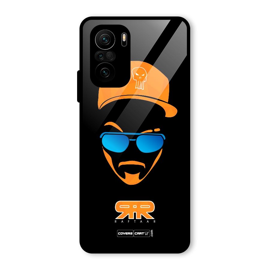 Special Raftaar Edition Orange Glass Back Case for Mi 11X Pro