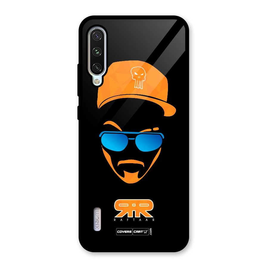 Special Raftaar Edition Orange Glass Back Case for Mi A3
