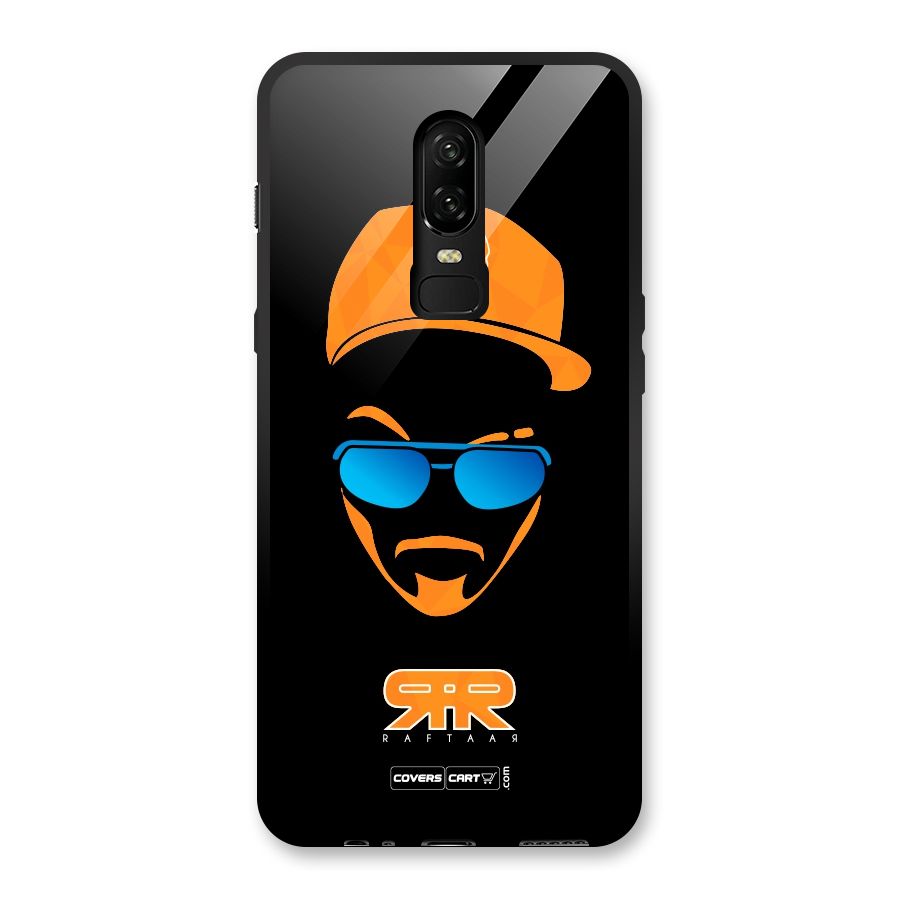 Special Raftaar Edition Orange Glass Back Case for OnePlus 6