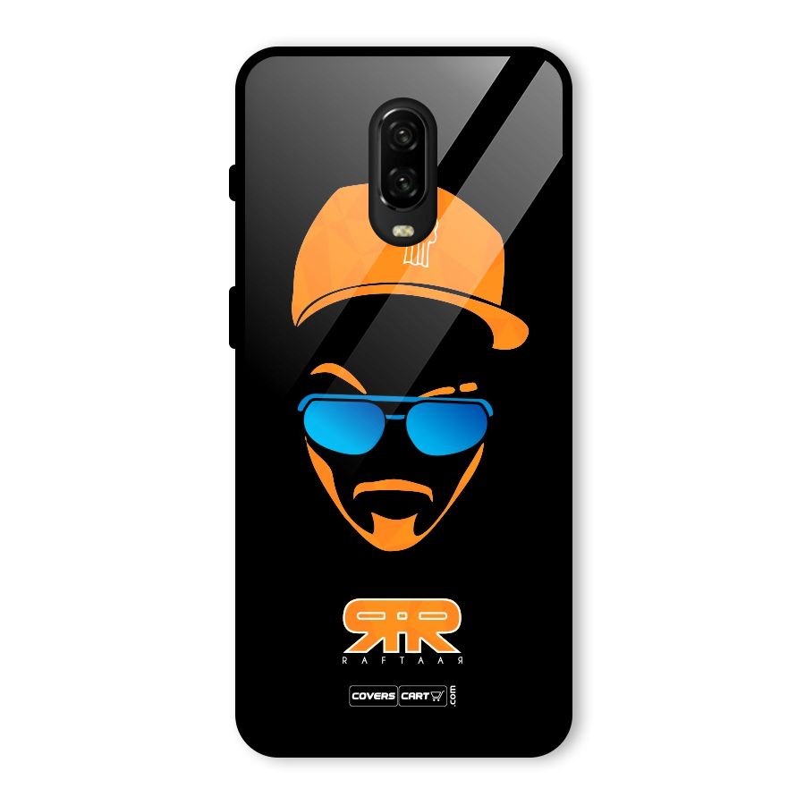 Special Raftaar Edition Orange Glass Back Case for OnePlus 6T