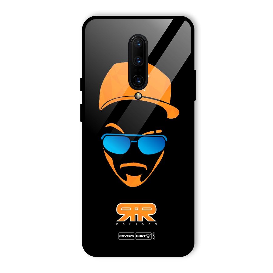 Special Raftaar Edition Orange Glass Back Case for OnePlus 7 Pro