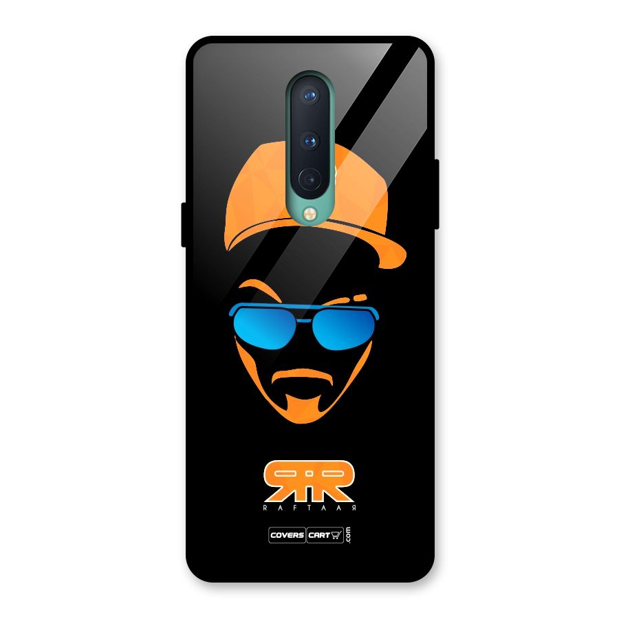 Special Raftaar Edition Orange Glass Back Case for OnePlus 8