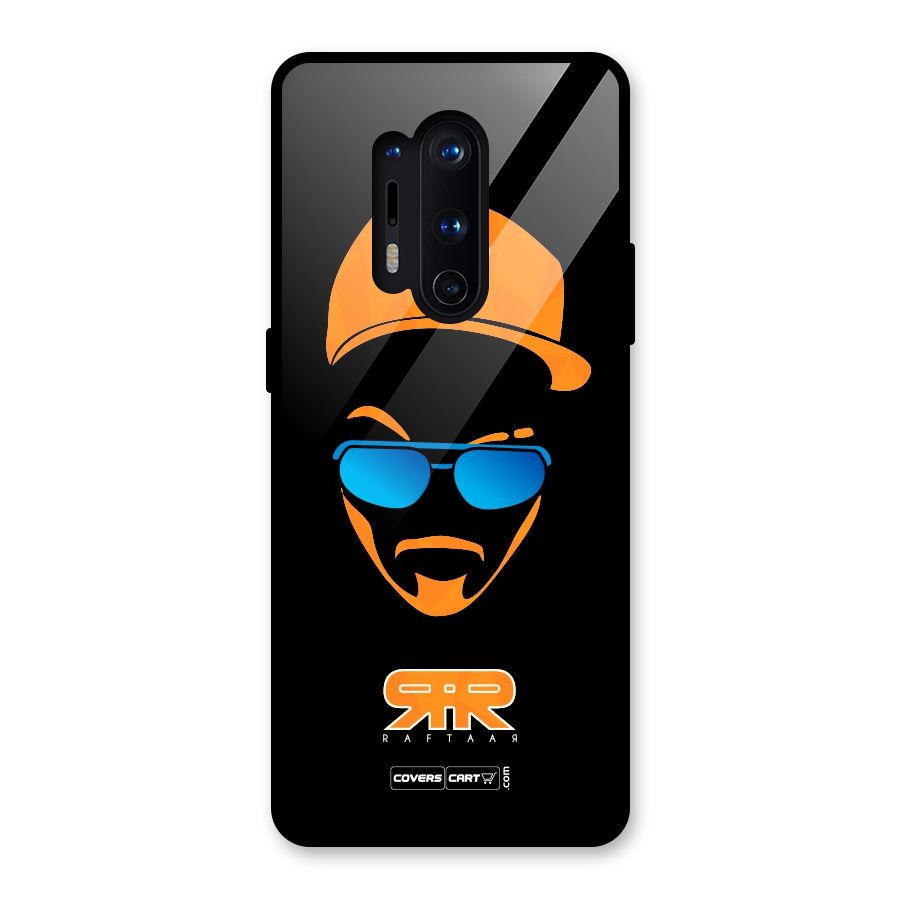 Special Raftaar Edition Orange Glass Back Case for OnePlus 8 Pro