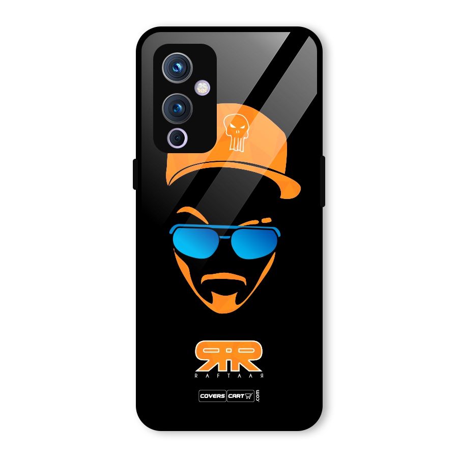 Special Raftaar Edition Orange Glass Back Case for OnePlus 9