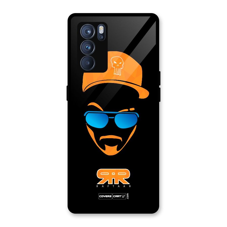Special Raftaar Edition Orange Glass Back Case for Oppo Reno6 Pro 5G
