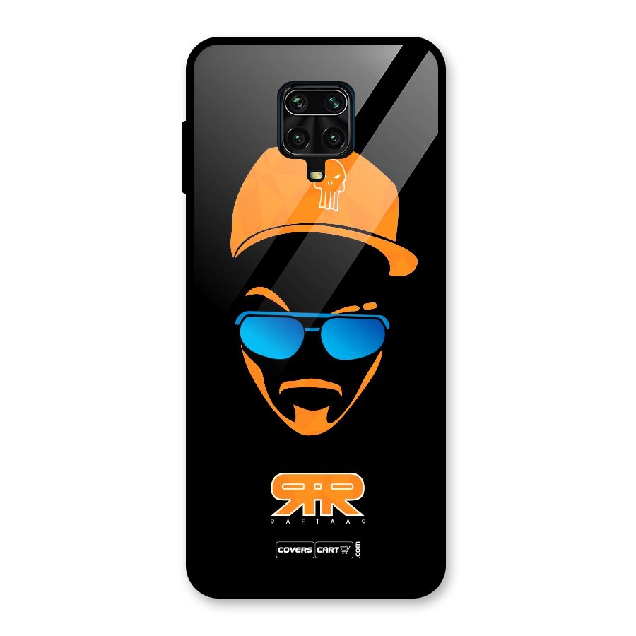 Special Raftaar Edition Orange Glass Back Case for Poco M2 Pro