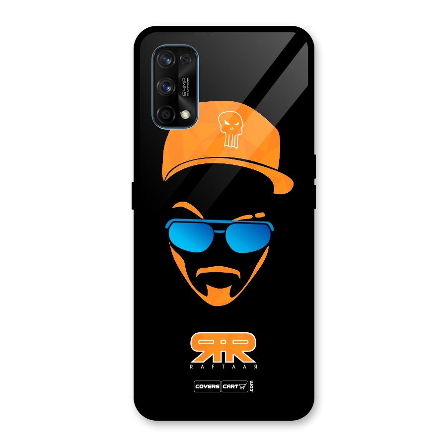 Special Raftaar Edition Orange Glass Back Case for Realme 7 Pro