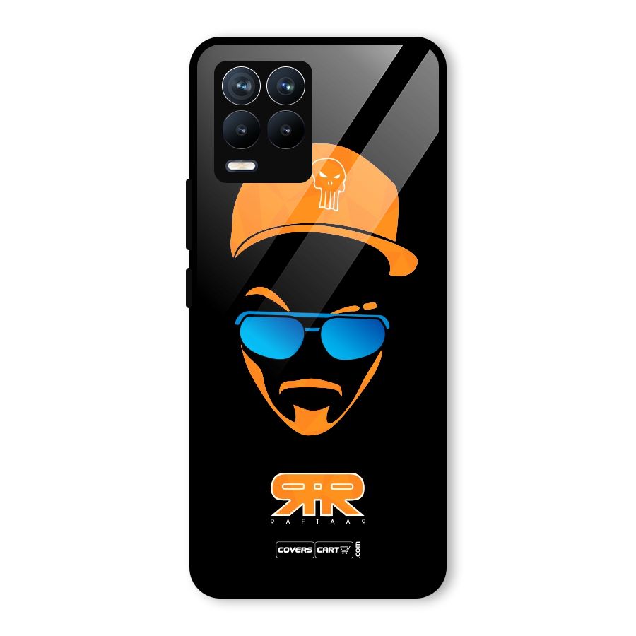 Special Raftaar Edition Orange Glass Back Case for Realme 8 Pro