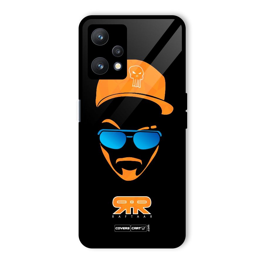 Special Raftaar Edition Orange Glass Back Case for Realme 9 Pro 5G